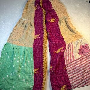 Hippie Colorful Patchwork wide leg PIPPY